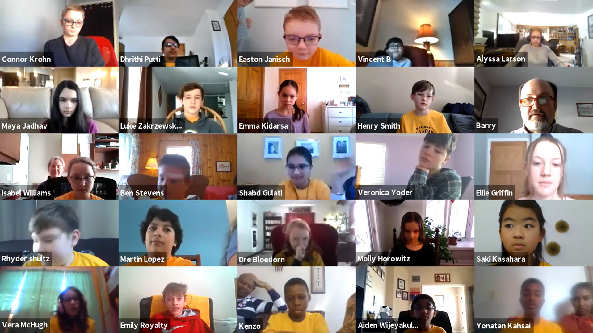 2021 All-City Spelling Bee